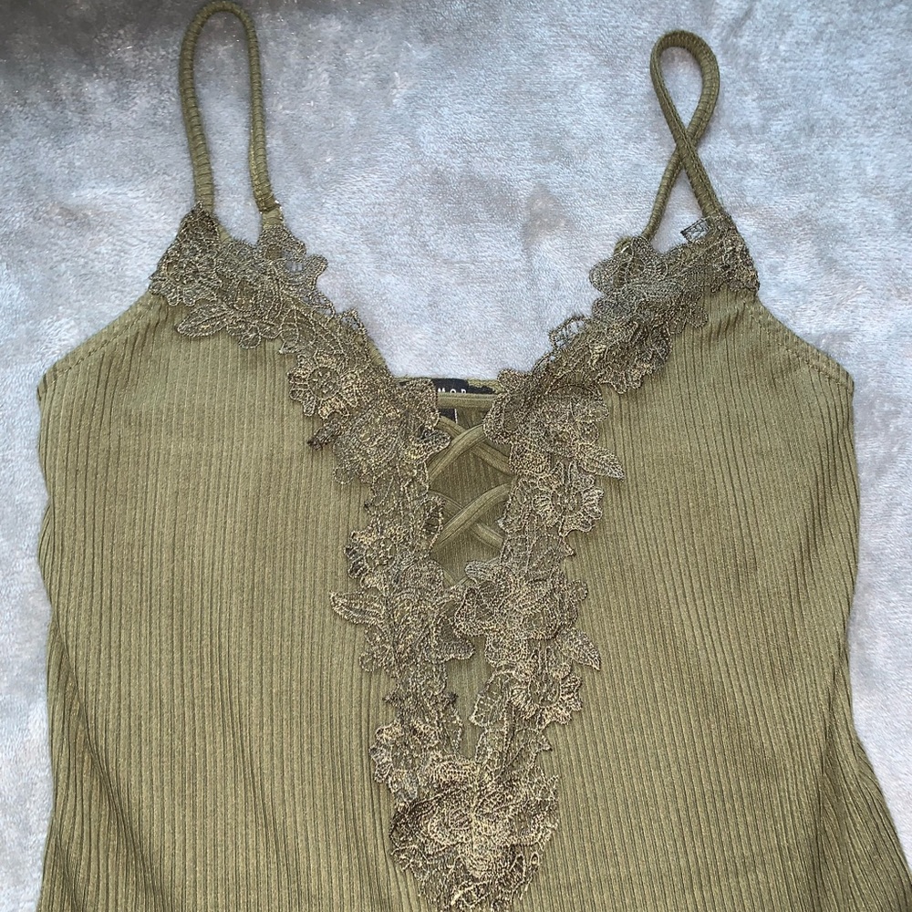 Olive Green Bodysuit